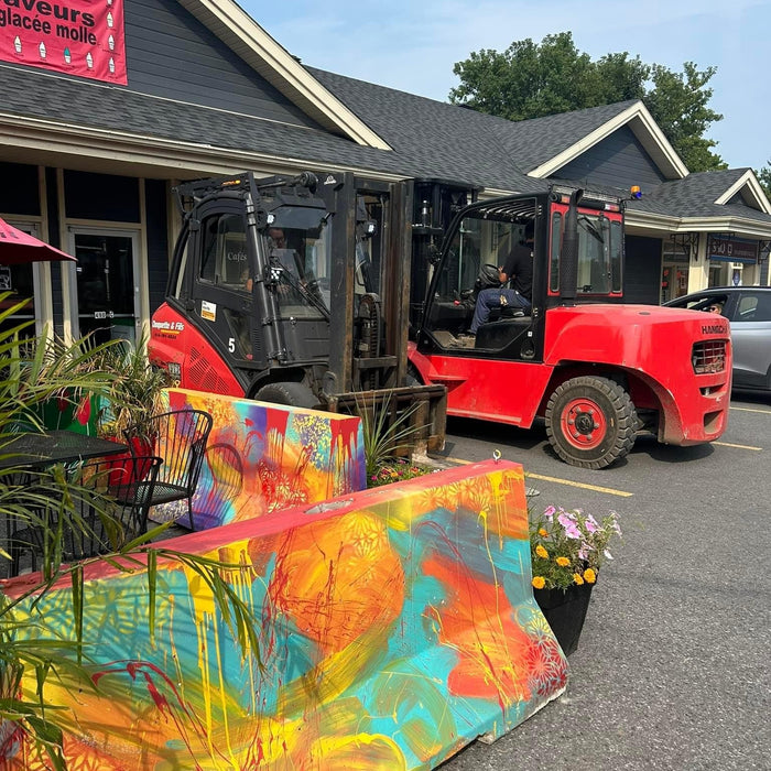 Sécurisez vos espaces avec style : Un projet inspirant avec nos blocs de béton à Napierville