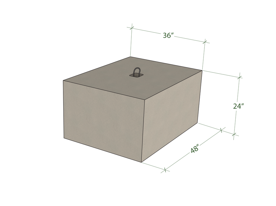 Bloc de béton 2x3x4