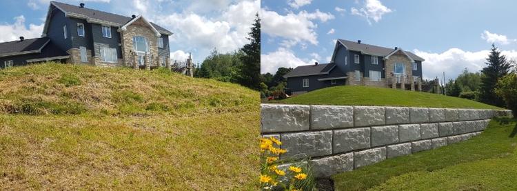 BLOC DE BÉTON DÉCORATIF 2X2X4,