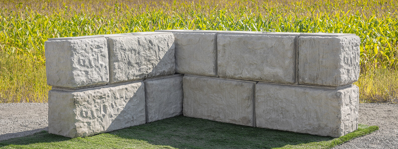 Base - Bloc de béton décoratif