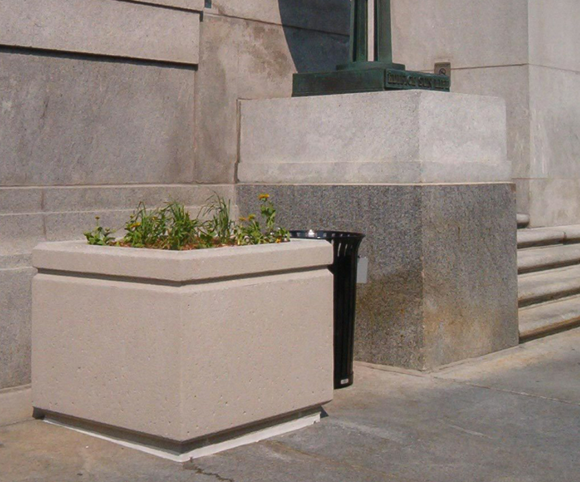 bac fleur carré mu64