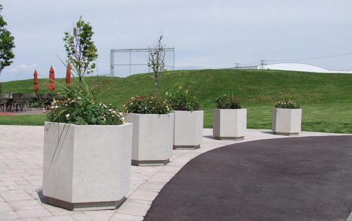 bac fleur hexagonal mu58