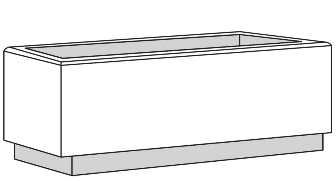 bac fleur rectangle mu65-1
