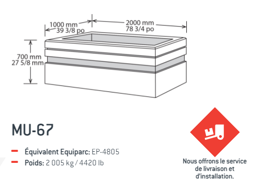 bac fleur rectangle mu67-1