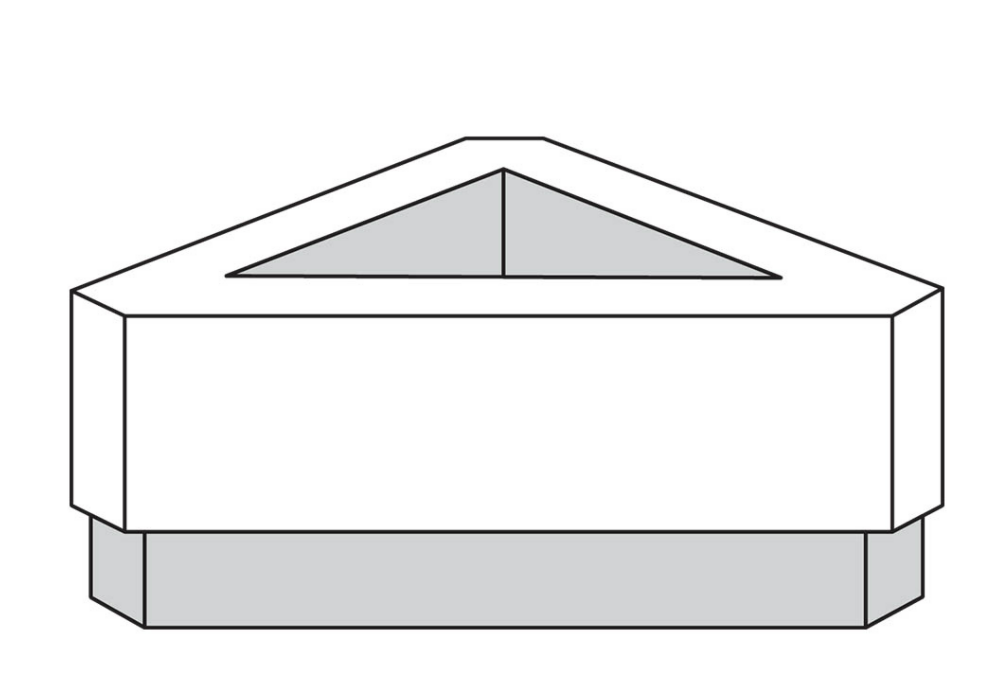 bac fleur triangle mu52