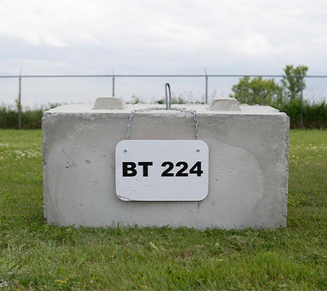 Bloc de béton recyclé