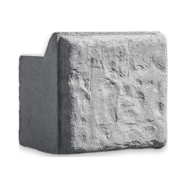 Top bordure de finition - Bloc de béton décoratif