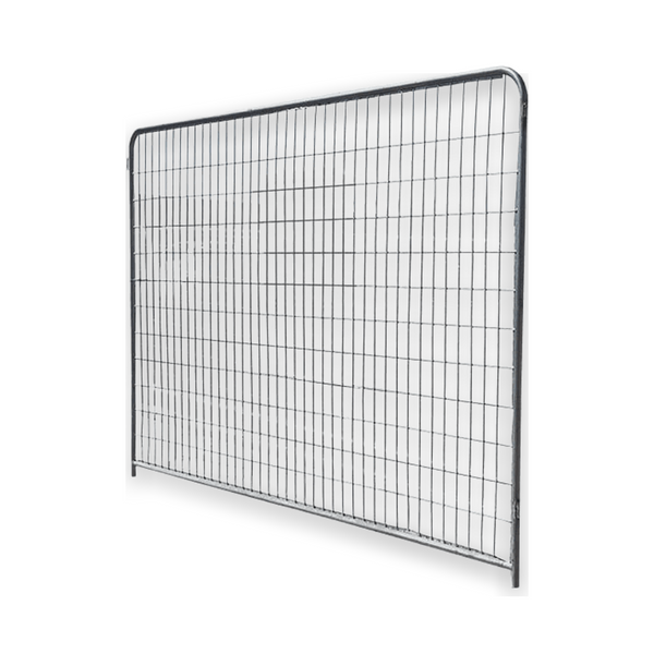 Construction site fencing on Jersey