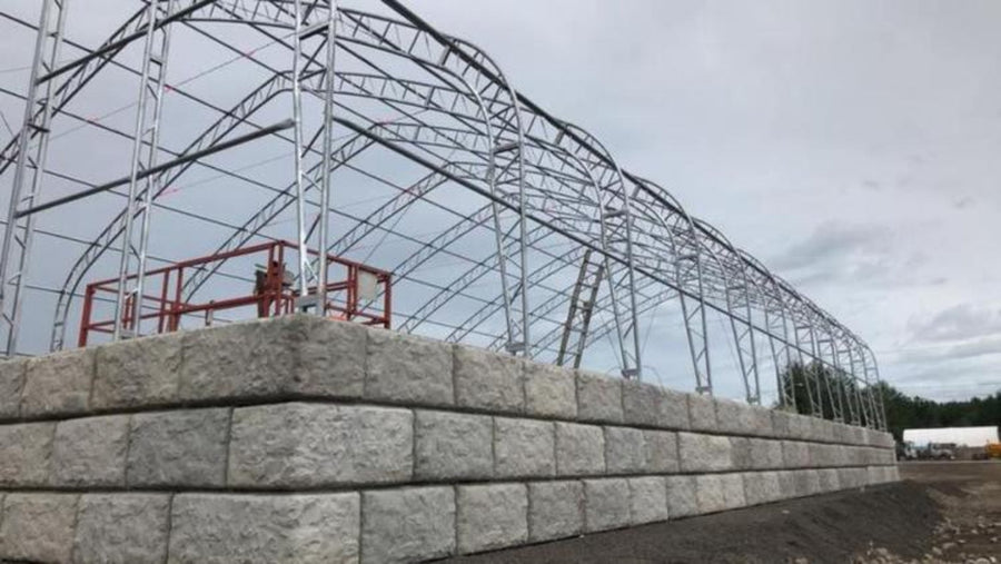 Des murs construits avec nos blocs
