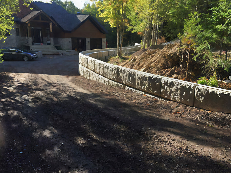 Des murs construits avec nos blocs