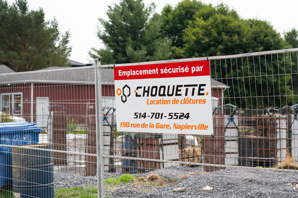 Clôture de chantier autoportante