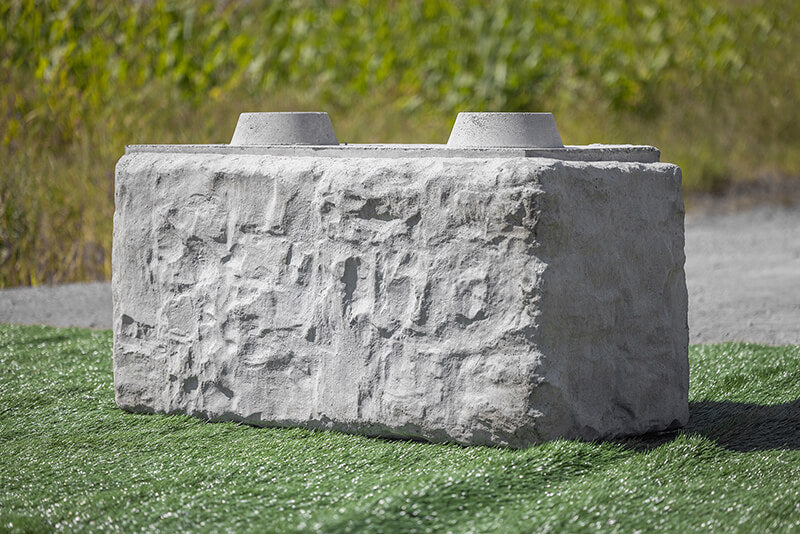 Base - Bloc de béton décoratif