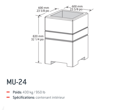 Poubelle mu 24. 1