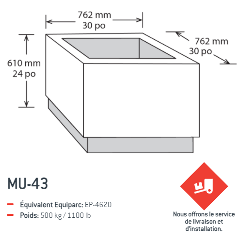 bac fleurs mu43-1